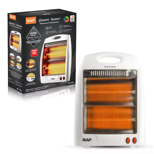 800w Indoor Use Desk Electric Space Radiant Heater Quartz Tube Heater Electric Infrared Heater Desktop
