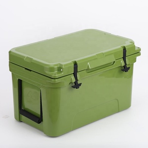 Hộp làm mát FEIYA <span class=keywords><strong>45QT</strong></span> đúc khuôn, in logo tùy chỉnh, bán chạy năm 2025, làm bằng nhựa PE, tích hợp tấm năng lượng mặt trời, dùng để câu cá và bảo quản đồ hộp - Product Image 4