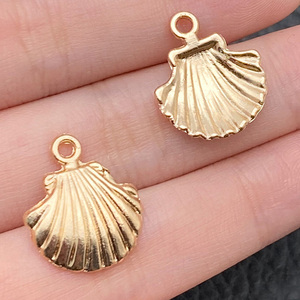 Wegoodzf Tự Làm Thủ Công hải lý đồ trang sức Seashell Starfish Conch hợp kim mặt dây chuyền <span class=keywords><strong>Charms</strong></span> trang trí Giày phụ kiện - Product Image 6