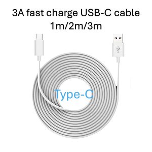 Cao Cấp 3A Nhanh Chóng Sạc 1M/2M/3M USB Để Loại C Cáp Dữ Liệu Chất Lượng Cao PVC Nylon Cho Điện Thoại Di Động & Máy Tính Máy Tính Bảng - Product Image 4
