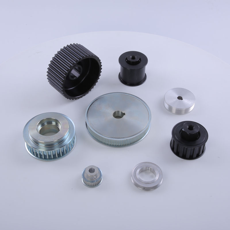 Power Transmission Parts High Performance Carbon Steel Htd 8m Transmission Timing Belt Pulley