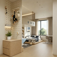 Ensemble de meubles de chambre d'enfant moderne, armoire modulaire pour enfants avec lit superposé intégré et bureau, suite de rangement personnalisée