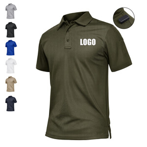 Polo de golf à manches courtes pour homme, pull sportif, randonnée en plein air, polo en tricot pour homme, polos personnalisés - Product Image 1