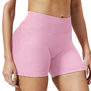 Shorts de course Bermuda pour femmes à séchage rapide avec poche zippée, taille haute, légers, pour le sport - Product Image 1