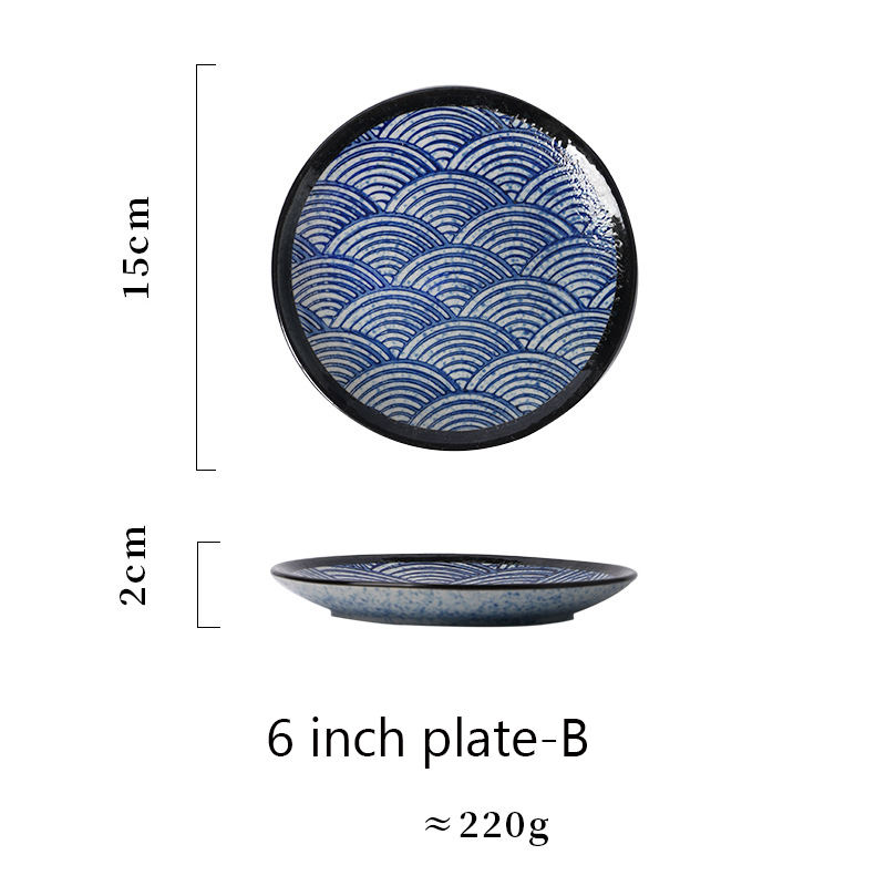 6 inch plate-B