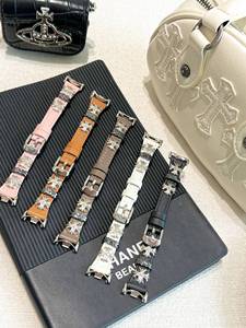 Bracelet en cuir <span class=keywords><strong>Chrome</strong></span> Heartt adapté à l'Apple IWatch 23456789S10 Bracelet pour Apple Watch Bracelet pour Xiaomi 89 Pro - Product Image 1