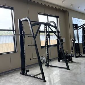PowerX Commercial Vertical Assisted Smith Machine <span class=keywords><strong>D</strong></span> Frame Counterbalanced Design Heavy Duty Steel Power Rack Gym Equipment - Product Image 6