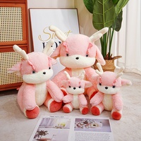 Adorable peluche MEIWEN en forme de dragon rose super douce, rembourrage en coton PP, fabrication ODM, vente en gros, jouets en peluche pour anniversaire