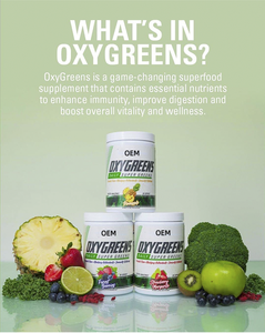 Suplemento dietético OdmGreen <span class=keywords><strong>Powder</strong></span> Superfood, mezcla de superalimentos verdes orgánicos, polvo vegetal crudo - Product Image 5