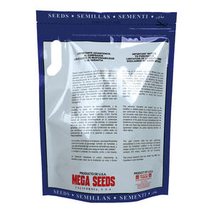 Hot Sale Eco-Friendly Custom <strong>Printed</strong> Recycled PE Packaging Bag Sunflower Fruit <strong>Vegetable</strong> Empty Stand up Zipper Seed Bag - Product Image 5