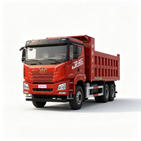 Высококачественный самосвал FAW JH6 с плоской кабиной, белый, 6x4, для тяжелых инженерных работ