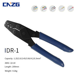 Pince à sertir manuelle isolée pour câbles réseau DR-1, coupe-fils pour bornes tubulaires, connecteurs antidérapants, bornes à sertir à froid - Product Image 4