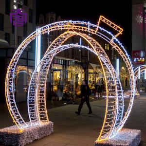 Luz de arco LED IP65 personalizada para interiores y exteriores, iluminación en tiras para decoraciones navideñas y de múltiples festividades. - Product Image 5