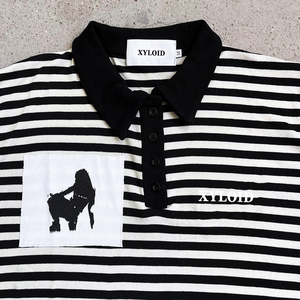 Vêtements d'été personnalisés pour hommes, chemises décontractées slim fit, 210g, 100% coton, rayées, manches courtes, boutons, design rayé, polo - Product Image 3