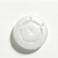 Couvercles de bouteilles jetables écologiques en plastique PP durables anti-déversement APP, diamètre 3,54 pouces/90 mm, portables, à ouverture facile