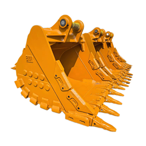 20-24 Tonnen Baggerschaufel 1000-1050mm Breite 0,95-1,10cbm 20mm Bodenplatte 5 Zähne MN360 Material HGY Marke Erdbaggerschaufel - Product Image 4