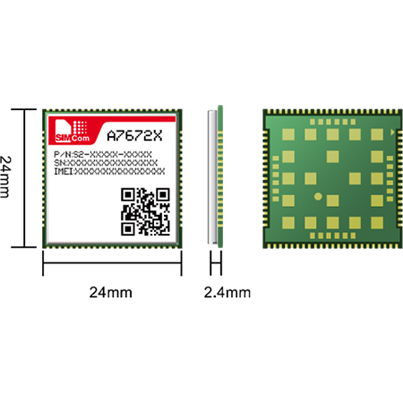 LTE Cat 1 LCC + LGA модуль A7672X, поддерживая LTE-FDD/GSM/GPRS/EDGE, A7672S A7672E A7672A