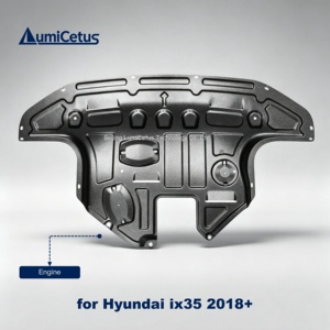Plaque de protection 3D en acier au manganèse et alliage d'aluminium avec trous de montage originaux pour <span class=keywords><strong>Ix35</strong></span> Elantra HD Verna Reina Elantra MD - Product Image 3