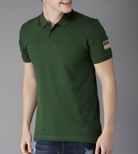 Señoras para camisetas de polo de alta calidad 100% algodón logotipo personalizado ecológico con decoraciones de botones y parches - Product Image 6