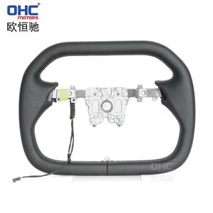 Volant en cuir noir chauffant de style CyberTruck personnalisé pour Tesla Model 3 Volant 2023 2024 - Product Image 1