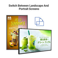 Nouvel écran tactile capacitif intelligent mural, portable, interactif pour menu d'entreprise, affichage tactile POS avec interface USB