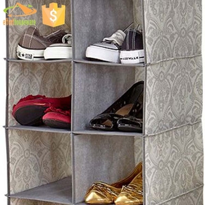 <span class=keywords><strong>2</strong></span> filas tela colgante suéter closet organizador - Product Image 3