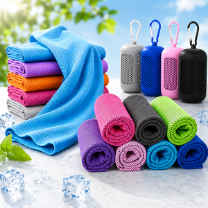 Toalla Refrescante de Microfibra <span class=keywords><strong>Freesoul</strong></span>, Toalla Fría Instantánea para el Cuello, Toalla Deportiva para el Gimnasio, para Clima Cálido - Product Image 4