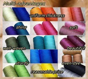 Ficelle colorée Offre Spéciale personnalisée 100 grammes par rouleau 100% <span class=keywords><strong>fil</strong></span> à tricoter en polypropylène mode gros <span class=keywords><strong>fil</strong></span> pour Crochet - Product Image 3