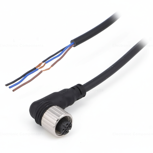 Câble de connexion MT-Autonics CLD3-5, M12 femelle coudé (type L), 3 broches, 5 mètres PVC pour capteurs industriels - Product Image 3