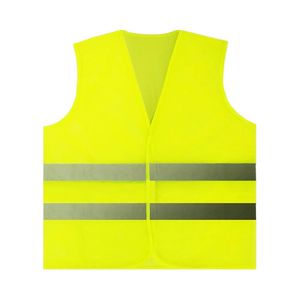 Gilet di Sicurezza Riflettente ad Alta Visibilità 120g/M2 per Costruzioni, Lavori Stradali <span class=keywords><strong>e</strong></span> Sicurezza - Product Image 1