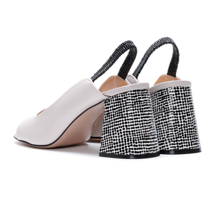 Sandalias Casuales de Tacón Alto con Punta Abierta y Diseño de Boca de Pescado en Piel Sintética para Mujer, Tendencia de Moda de Primavera Verano - Product Image 4