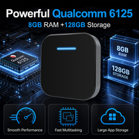 Caja Inteligente con IA Rhythm Android 16, Qualcomm 6125, 8+128GB, CarPlay Inalámbrico, ESim Integrado, GPS, Disipación de Calor, para Tesla Model 3, Y, S, X
