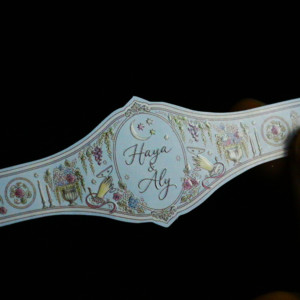 Customized Logo Printed Embossed Gold Foil <b>Waterproof</b> Personalized Cigar Ring Cigar Band Sticker <b>Label</b> - Product Image 2