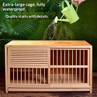 Nichoir en bois pour pigeons, cage d'élevage pour pigeons de course, fournitures de nidification pour colombiers, nichoir écologique pour l'élevage des pigeons