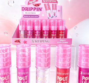 Olio Labbra Rosa Raro Siyiping, Tubetti Idratanti con Specchio, Lucidalabbra Trasparente Effetto Caramella, Kit Cosmetico per la Cura della Pelle - Product Image 6