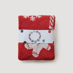 OEKO-TEX fabbrica nuovo design regalo di natale divano letto viaggio 100% poliestere coperta lavorata a maglia <span class=keywords><strong>KRS</strong></span> - Product Image 5