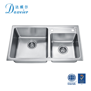 Plato doble fregadero de la cocina de fabricación <span class=keywords><strong>Cuenca</strong></span> del lavabo fregadero de la cocina - Product Image 3