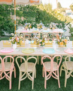 Silla Infantil de Ratán Moderna Hecha a Mano, Duradera y Segura, Muebles Infantiles para Cocina y Sala de Estar, Tejida a Mano, Ecológica, para Niños de 3 a 6 Años - Product Image 3