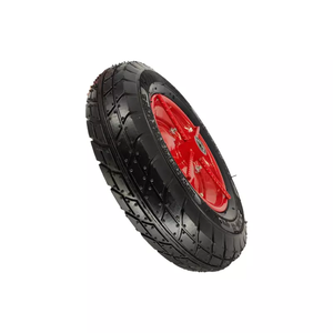 Hanak, venta al por mayor, llanta de plástico rojo, llena de aire <span class=keywords><strong>carretilla</strong></span> de repuesto, carro de mano neumático de 14 pulgadas, <span class=keywords><strong>rueda</strong></span> de carro de jardín <span class=keywords><strong>350</strong></span>*<span class=keywords><strong>8</strong></span> - Product Image 6