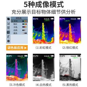 Cámara Termográfica Infrarroja H100 para Reparación Eléctrica, Detección de Fugas en Tuberías e Inspección Industrial, Rivaliza con la UTi120S de Uni-T - Product Image 5