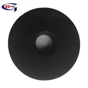 Gommino di protezione in gomma quadrata elettrica personalizzata in Silicone 3.5mm 6mm 7 mm 5mm