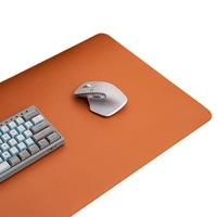 Tapis de souris et de table de jeu en cuir PU chauffant personnalisé avec protection anti-radiation, imperméable, antidérapant et design coloré