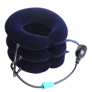 Dispositif de traction cervicale Kangzhu KD4512, support gonflable pour le cou, pour la correction de la spondylosis et la thérapie d'étirement, bleu, taille unique - Product Image 1