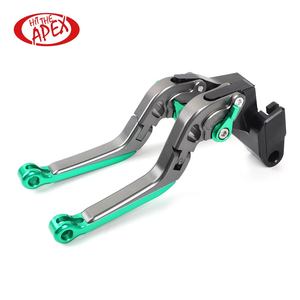 Levier de frein d'embrayage en aluminium CNC, pliable et réglable, CNC, guidon de vélo de rue pour Vespa GTS 250, 2009, <span class=keywords><strong>2010</strong></span> - Product Image 3