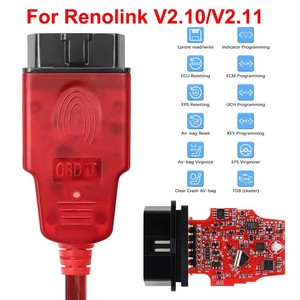 2026 Renolink V211 V210 V199 para coche, herramienta de diagnóstico <span class=keywords><strong>OBD2</strong></span>, programador de llaves ECM UCH ECU, compatibilidad OLIVER, conectividad por cable - Product Image 1