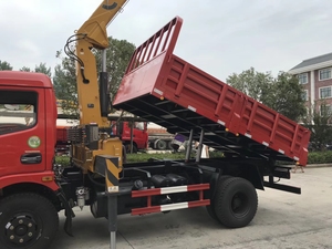 <span class=keywords><strong>Camion</strong></span> <span class=keywords><strong>benne</strong></span> basculante CLW <span class=keywords><strong>4x2</strong></span> Forland avec <span class=keywords><strong>grue</strong></span> télescopique à flèche droite de 5 tonnes à faible consommation de carburant à vendre - Product Image 4