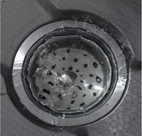 Évier de cuisine multifonctionnel en acier inoxydable avec cascade et affichage numérique