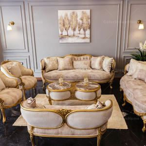Ensemble de Salon <span class=keywords><strong>Louis</strong></span> <span class=keywords><strong>XV</strong></span> Mobilier Oriental Canapés de Luxe Complet - Product Image 2