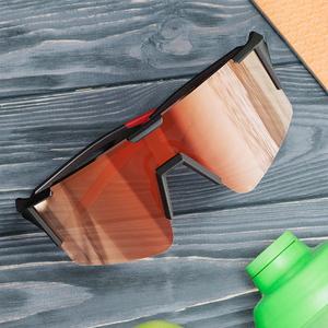 男性用アンブレイカブル軽量TR90ランニングバイクサングラスカスタムUV400保護ピックルボールサイクリンググラス - Product Image 5