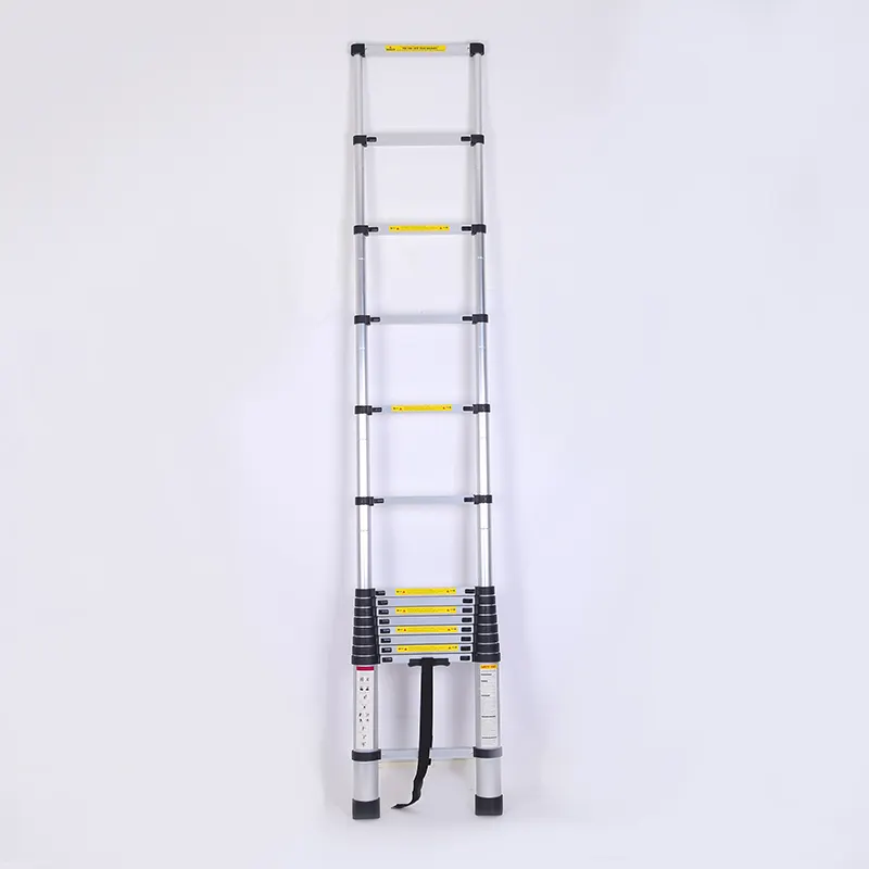 3.2m 10.5ft 가정용 텔레스코픽 사다리 리프팅 계단 접는 스트레이트 알루미늄 합금 공학 사다리 11 단계